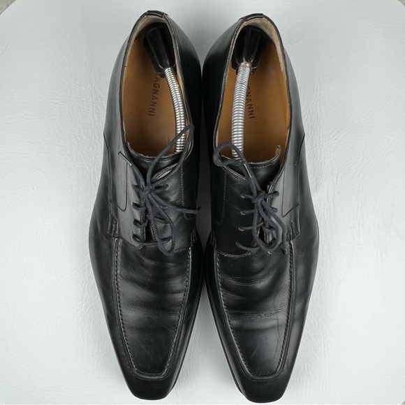 527 Magnanni PARDO derby Elegant Black Leather Men\'s Shoes 14 main image 9